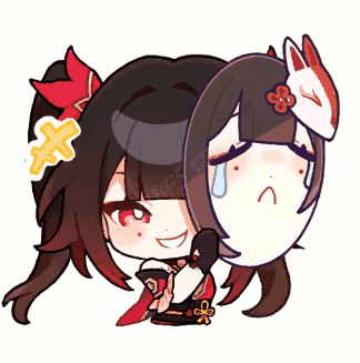 吐舌头哭哭面具