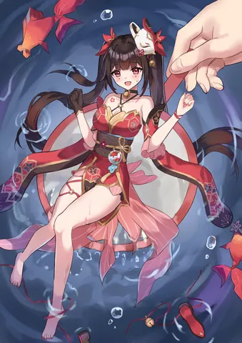 花火すくい