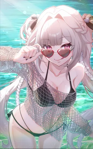 火花 水着