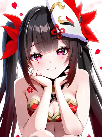 ねぇ、花火から目を離さないでね？🌸