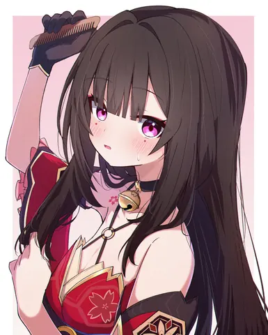 髪梳かし花火
