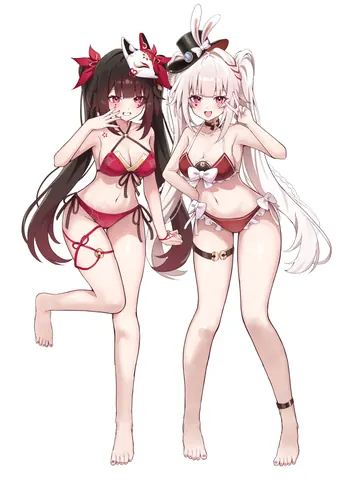 水着花火&火花 夏コミでアクスタになります