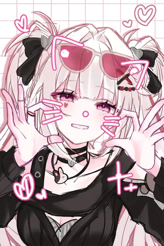 プリクラの落書き風😽