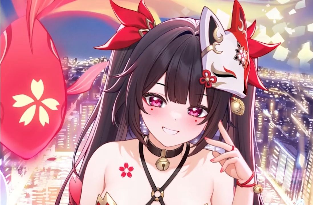 来和花火玩吧~