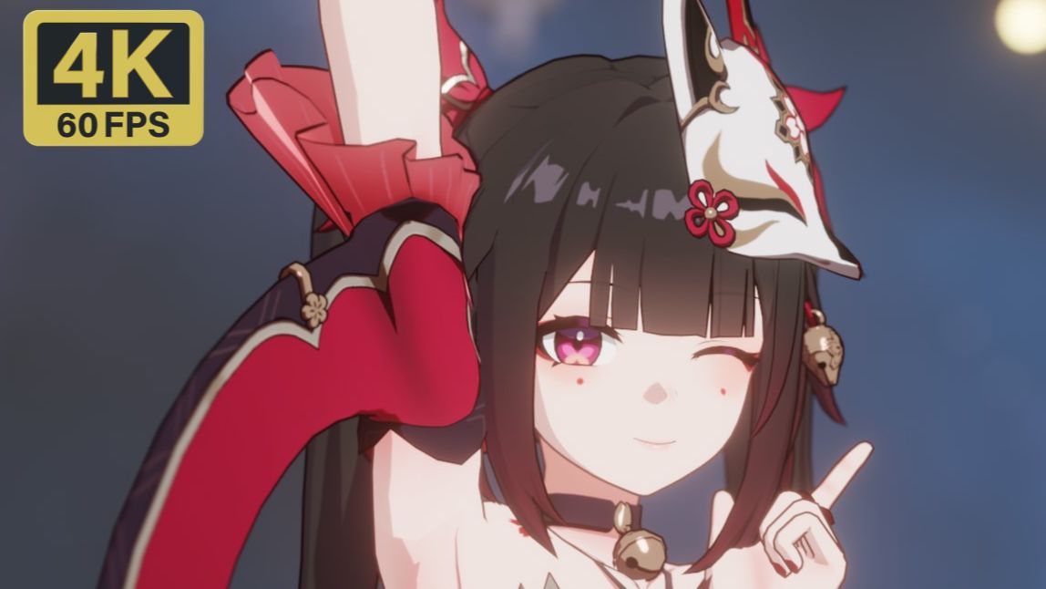 【4K60FPS/MMD/翻唱】花火 - 这么可爱真是抱歉~